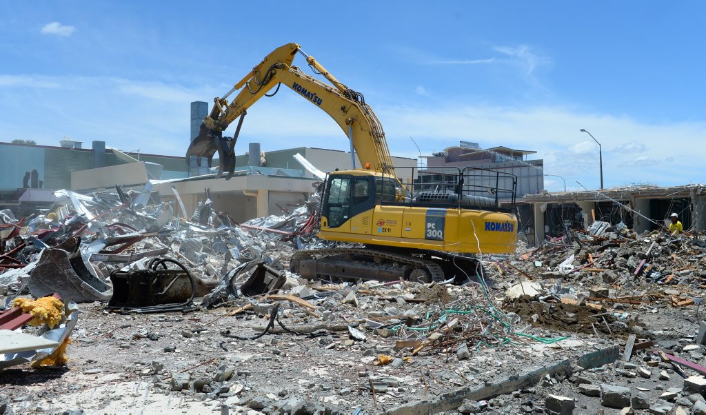 The Cambridge Hotel was demolished earlier this month The Cambridge Hotel was demolished earlier this month