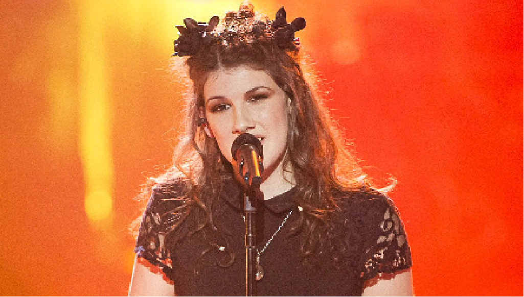 Cecilia Brandolini of the duo Gabriel and Cecilia performing Nirvana’s Smells Like Teen Spirit on The Voice live quarter finals. Supplied by Channel 9/WIN. Cecilia Brandolini of the duo Gabriel and Cecilia performing Nirvana’s Smells Like Teen Spirit on The Voice live quarter finals. Supplied by Channel 9/WIN.