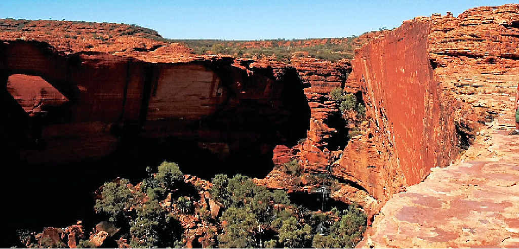 SIMPLY STUNNING: Kings Canyon in Watarrka National Park. SIMPLY STUNNING: Kings Canyon in Watarrka National Park.