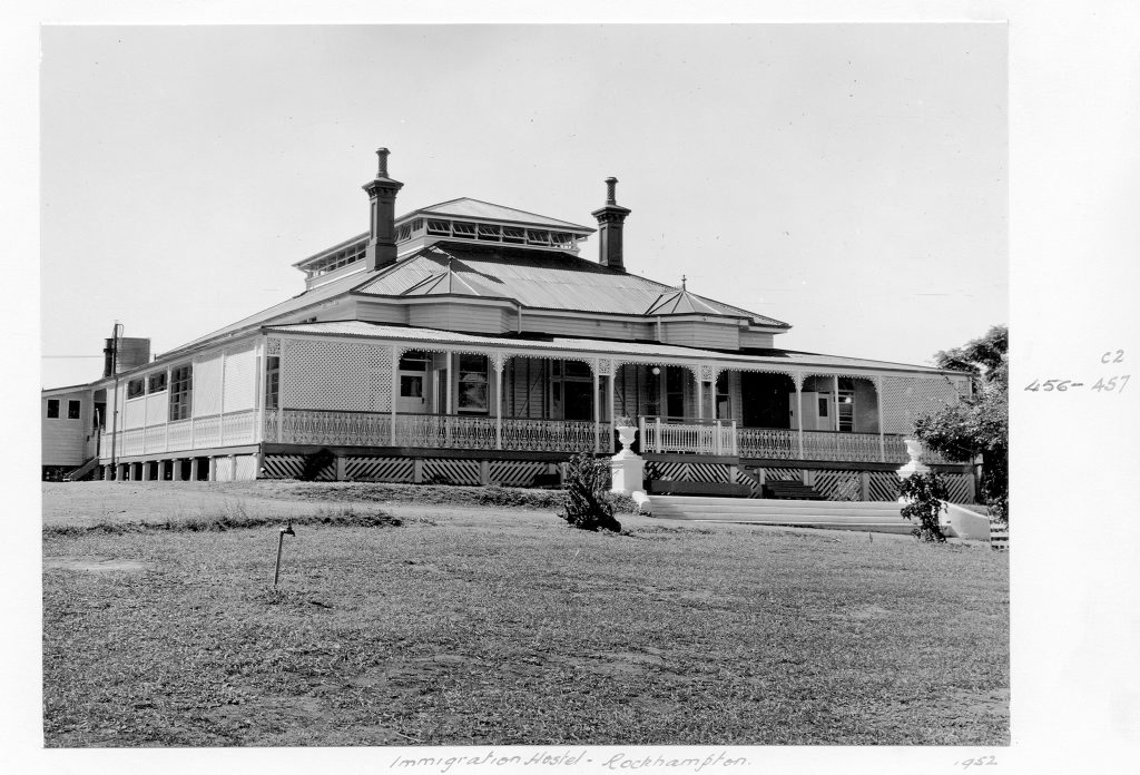 Immigration Hostel, Rockhampton, 1952, from the Queensland State Archives Immigration Hostel, Rockhampton, 1952, from the Queensland State Archives
