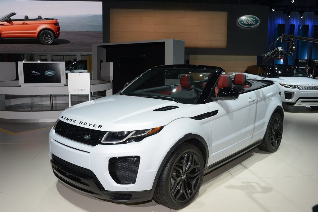 Range Rover Evoque Convertible at the 2015 Los Angeles Auto Show. Photo: Contributed Range Rover Evoque Convertible at the 2015 Los Angeles Auto Show. Photo: Contributed