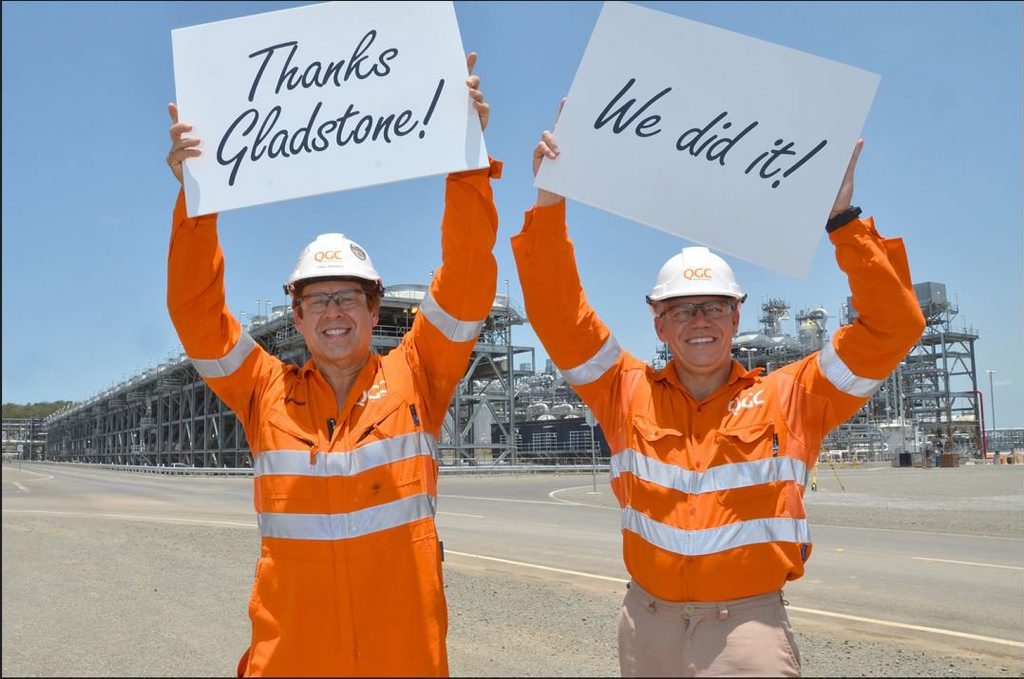 Paul Bruner, QGC General Manager Midstream Operations and Jeff Baillie, QGC Midstream Director. Paul Bruner, QGC General Manager Midstream Operations and Jeff Baillie, QGC Midstream Director.