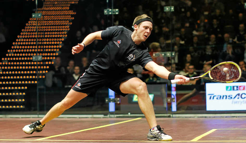 SQUASH CHAMP: Ryan Cuskelly (at top), originally from Evans Head, recently won the Canadian Open. SQUASH CHAMP: Ryan Cuskelly (at top), originally from Evans Head, recently won the Canadian Open.