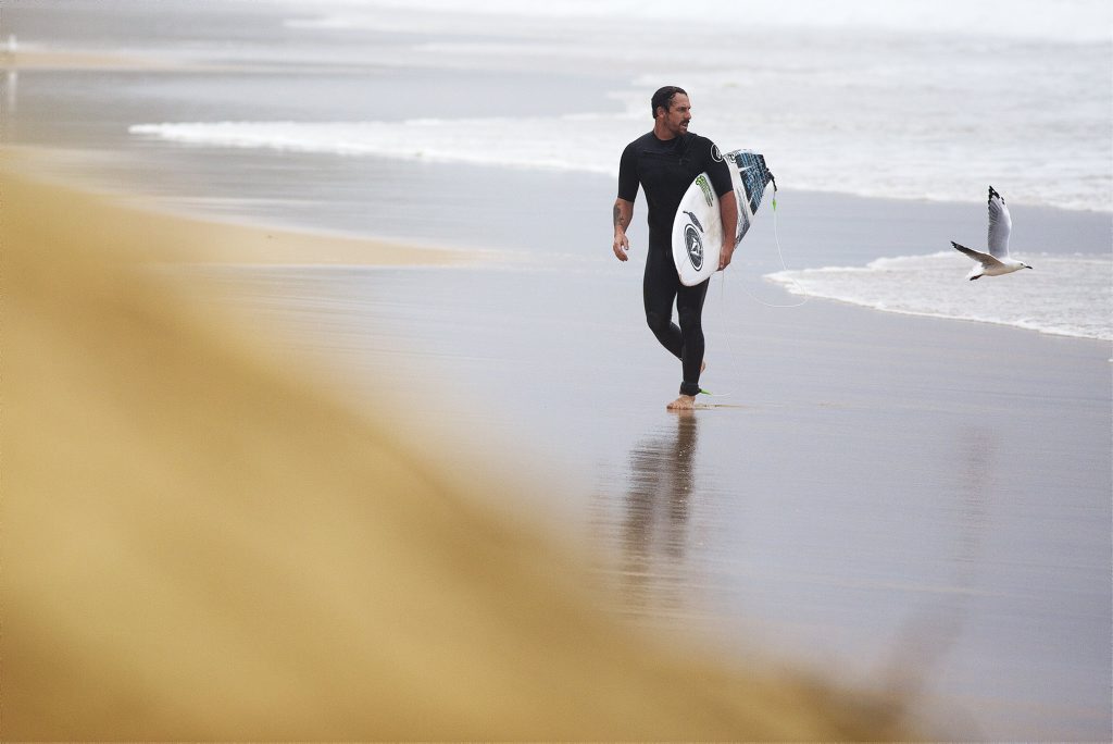 Mitch Coleborn sussing the conditions at Surfest Mitch Coleborn sussing the conditions at Surfest