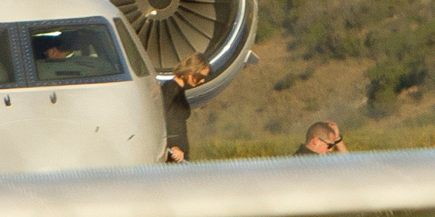 Taylor Swift landing at Queenstown Airport Taylor Swift landing at Queenstown Airport