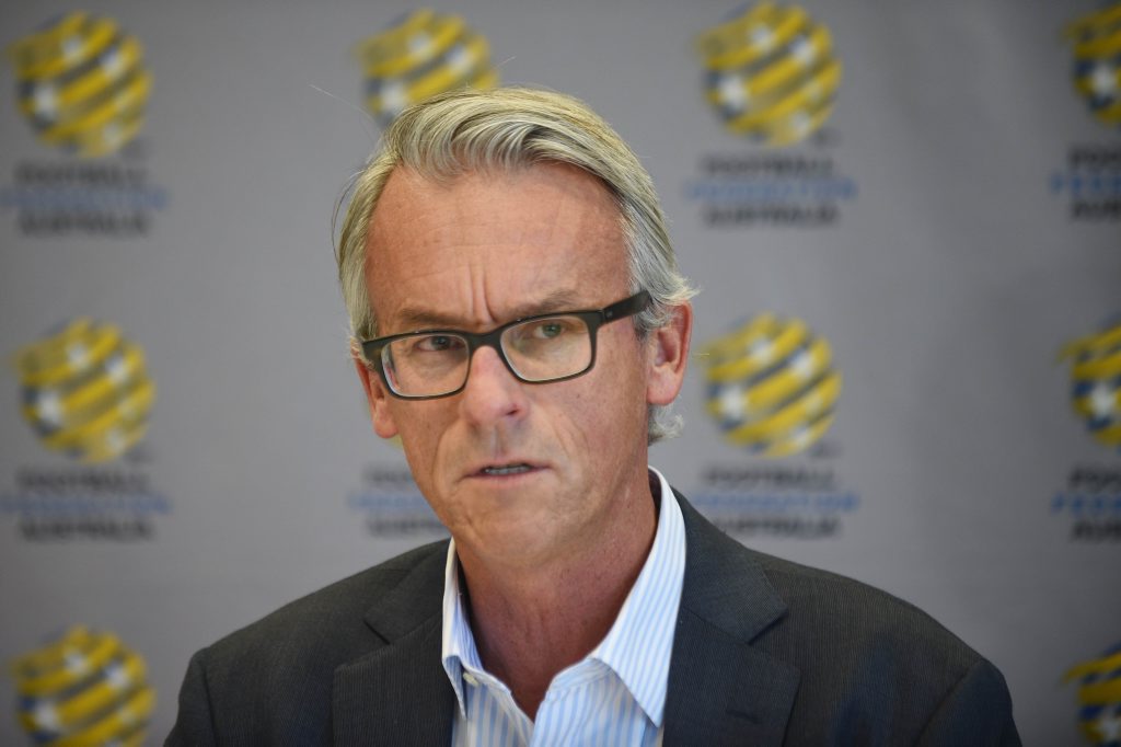 Football Federation Australia chief executive David Gallop. Photo: AFP PHOTO / Peter PARKS Football Federation Australia chief executive David Gallop. Photo: AFP PHOTO / Peter PARKS