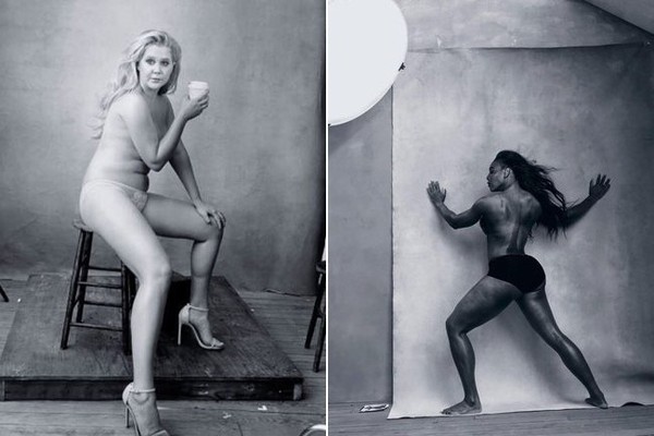 Comedian Amy Schumer and tennis legend Serena Williams in the annual Pirelli calendar, which has this year moved away from its traditional supermodel subjects, to women who are achievers. Comedian Amy Schumer and tennis legend Serena Williams in the annual Pirelli calendar, which has this year moved away from its traditional supermodel subjects, to women who are achievers.