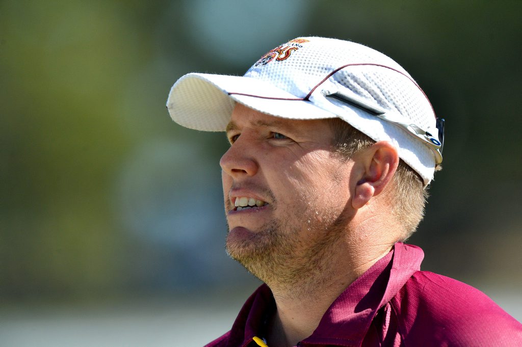 Queensland Bulls cricket match at Maroochydore. Captain James Hopes looking forward to a bright summer. Photo: Warren Lynam / Sunshine Coast Daily Queensland Bulls cricket match at Maroochydore. Captain James Hopes looking forward to a bright summer. Photo: Warren Lynam / Sunshine Coast Daily