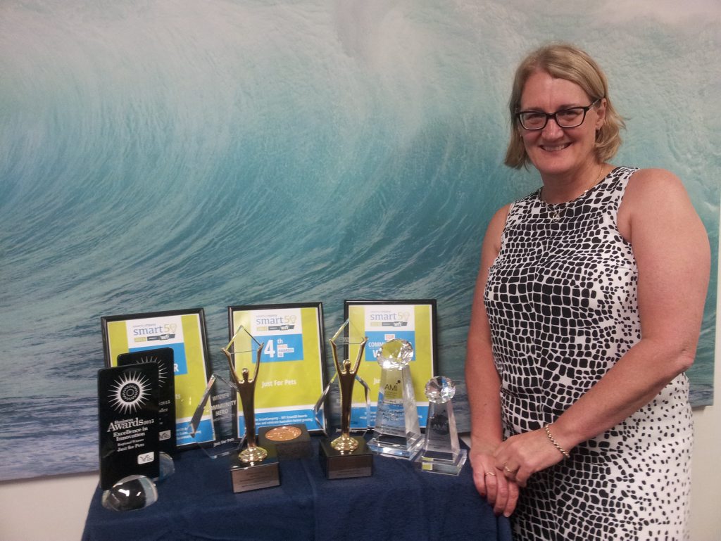 Karen Justice, chief executive of Byron-based business Just for Pets. Karen Justice, chief executive of Byron-based business Just for Pets.