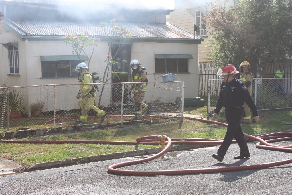 Fire crews worked tirelessly to put out the burning home Fire crews worked tirelessly to put out the burning home