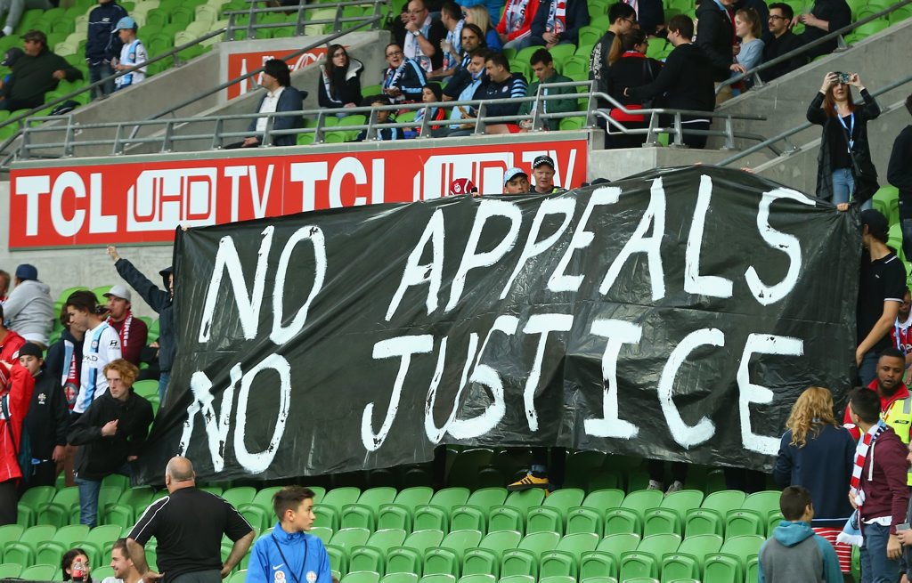 Melbourne City fans show their support last weekend. Photo: Getty Images. Melbourne City fans show their support last weekend. Photo: Getty Images.