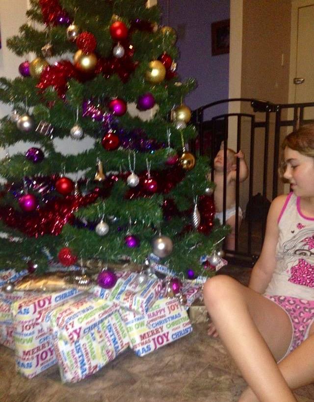 Renee RL - We put the tree up tonight (November 30)..and since then my girls havent left it Renee RL - We put the tree up tonight (November 30)..and since then my girls havent left it