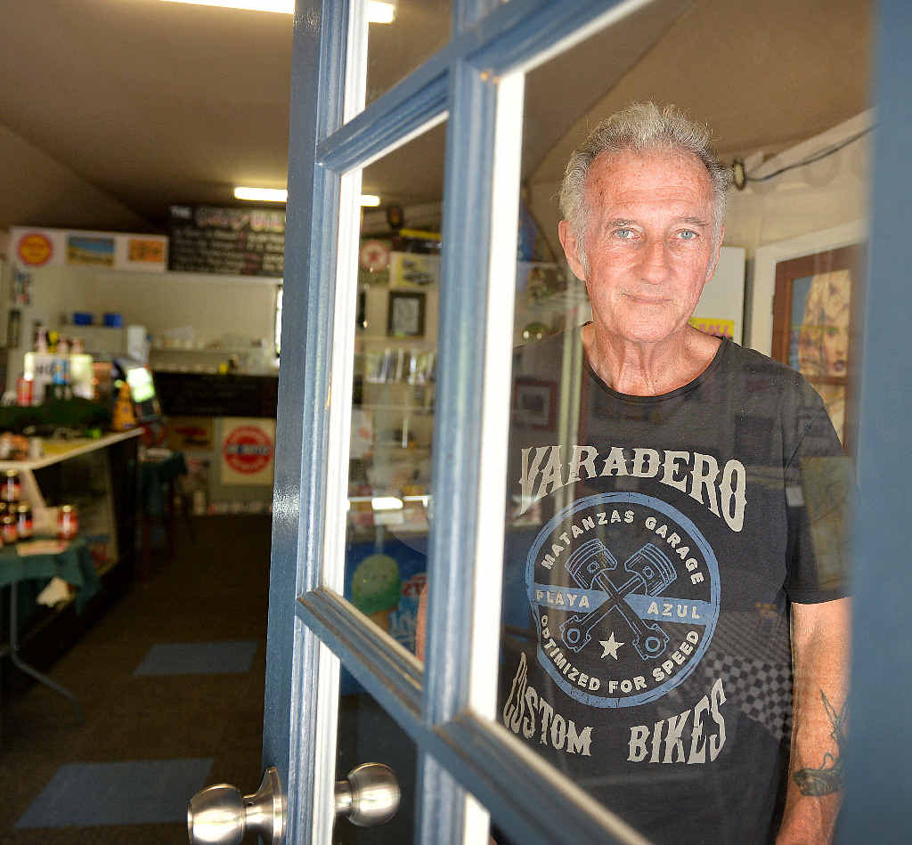 SPOOKY: Woolooga’s Rusty Ute Cafe owner Peter Williams can not explain the strange things happening in his cafe. SPOOKY: Woolooga’s Rusty Ute Cafe owner Peter Williams can not explain the strange things happening in his cafe.