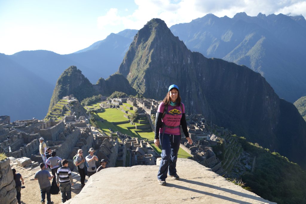 Belinda Hassan at Machu Picchu - a trek she did to raise money for Interplast anbassador Turia Pitt. Belinda Hassan at Machu Picchu - a trek she did to raise money for Interplast anbassador Turia Pitt.