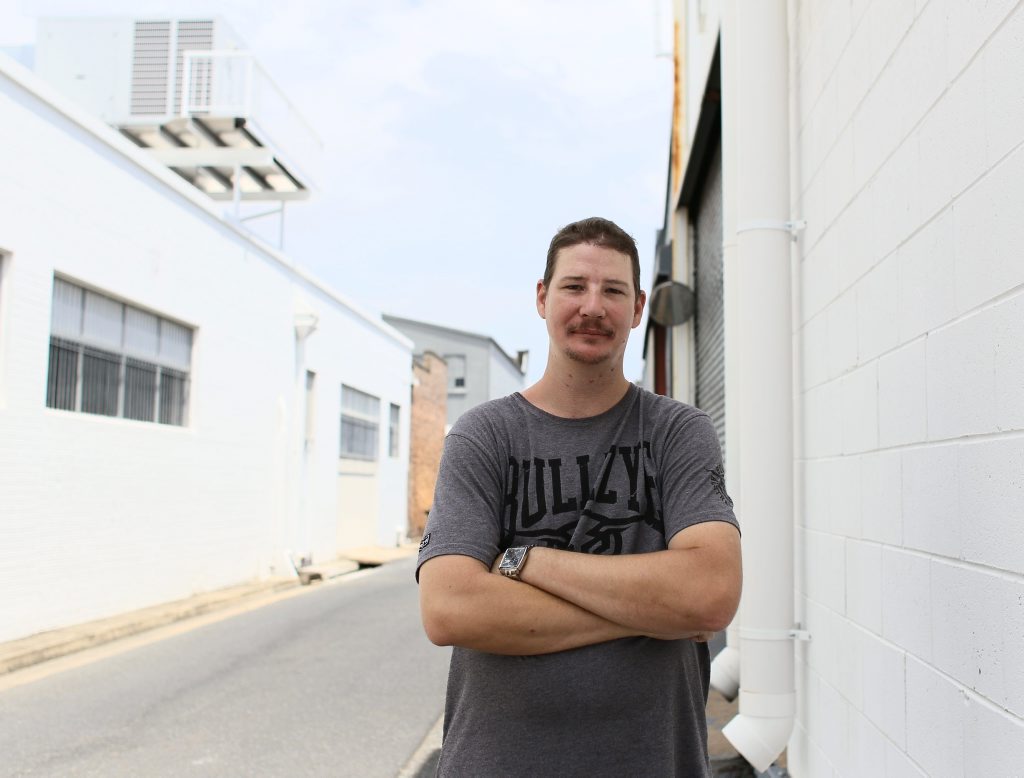 Troy Ahern is looking for employment after a hard battle to beat alcoholism Photo Trinette Stevens / Morning Bulletin Troy Ahern is looking for employment after a hard battle to beat alcoholism Photo Trinette Stevens / Morning Bulletin