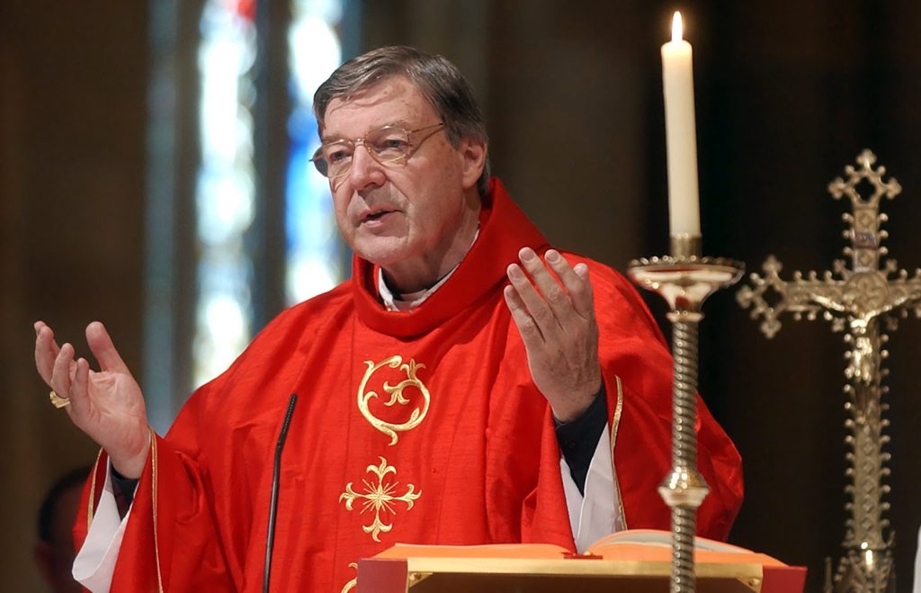 In this Sept. 14, 2004 file photo, the then Archbishop of Sydney, Cardinal George Pell celebrates a special mass in Sydney's St. Mary's Cathedral. Pell, now the Vatican's third-most-powerful official, has been dogged for years by allegations that he mishandled the Catholic Church sex abuse crisis in his native Australia, and now the scrutiny is more intense than ever. (AP Photo/Rick Rycroft, File) In this Sept. 14, 2004 file photo, the then Archbishop of Sydney, Cardinal George Pell celebrates a special mass in Sydney's St. Mary's Cathedral. Pell, now the Vatican's third-most-powerful official, has been dogged for years by allegations that he mishandled the Catholic Church sex abuse crisis in his native Australia, and now the scrutiny is more intense than ever. (AP Photo/Rick Rycroft, File)