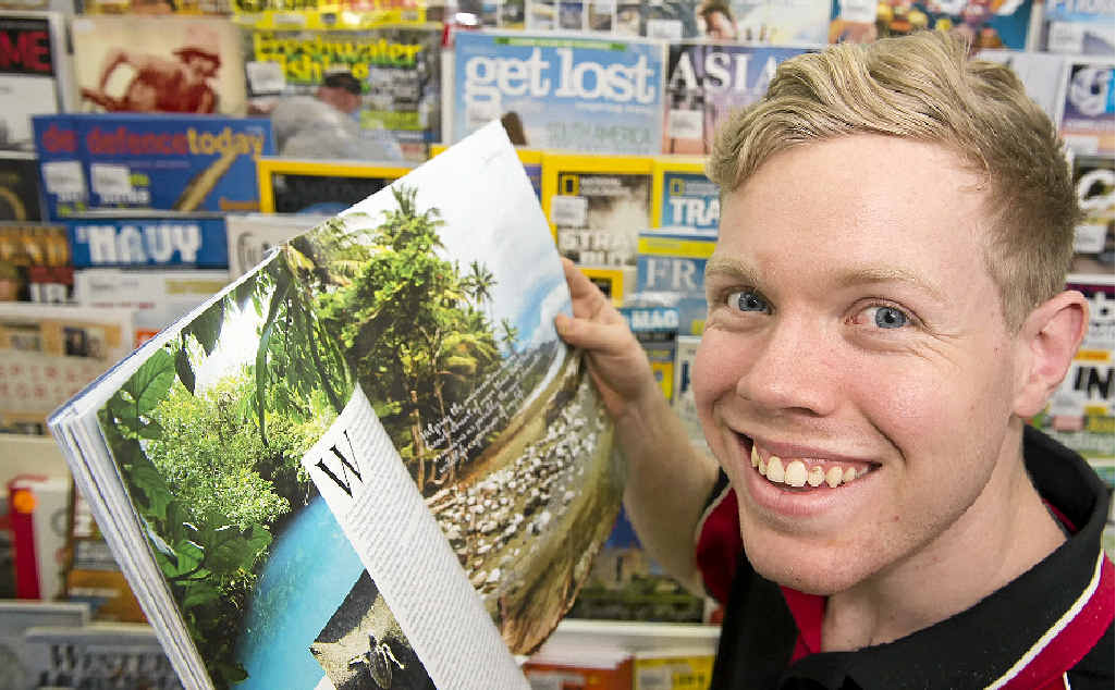 TAKEN TO TUSK: Toowoomba veterinary science student Lauchlan Patterson engages in a bit of research before jetting out for a three-week stint in Laos helping with the rehabilitation of injured and orphaned elephants. TAKEN TO TUSK: Toowoomba veterinary science student Lauchlan Patterson engages in a bit of research before jetting out for a three-week stint in Laos helping with the rehabilitation of injured and orphaned elephants.