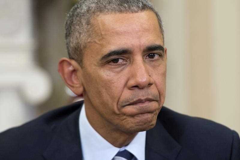 US President Barack Obama makes a statement on the 02 December San Bernardino shooting, in the Oval Office of the White House in Washington, DC, USA, 03 December 2015. A shooting on 02 December at a government building in San Bernardino, California, left 14 people dead and 17 wounded. US President Barack Obama makes a statement on the 02 December San Bernardino shooting, in the Oval Office of the White House in Washington, DC, USA, 03 December 2015. A shooting on 02 December at a government building in San Bernardino, California, left 14 people dead and 17 wounded.