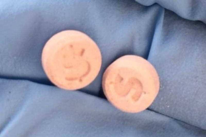 A supplied image obtained Saturday, Dec. 5, 2015 of pills thought linked to the death of a man at the Stereosonic music festival in Adelaide today. A man is dead and another is critically ill after suspected drug overdoses. It's thought he consumed an illicit drug and was in possession of a number of pills. A supplied image obtained Saturday, Dec. 5, 2015 of pills thought linked to the death of a man at the Stereosonic music festival in Adelaide today. A man is dead and another is critically ill after suspected drug overdoses. It's thought he consumed an illicit drug and was in possession of a number of pills.