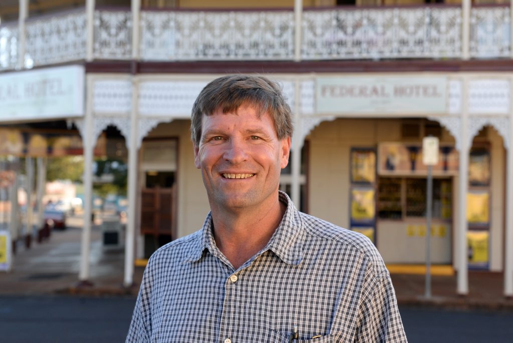 Troy Madle is working hard to gather votes Troy Madle is working hard to gather votes