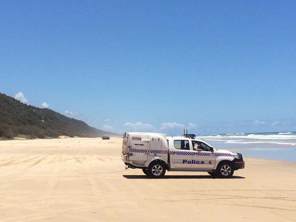 Police have closed Teewah Beach and called for the Bomb Squad after an object thought to be an explosive was found this morning. Police have closed Teewah Beach and called for the Bomb Squad after an object thought to be an explosive was found this morning.