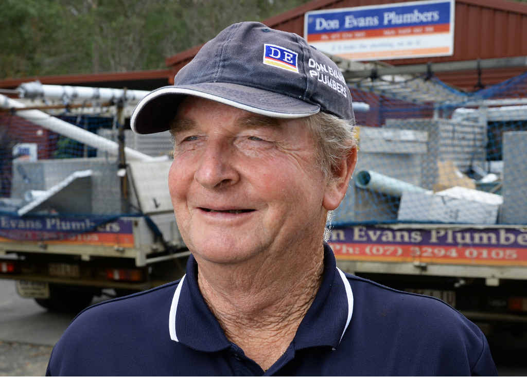 MOMENTOUS TIME: Plumber Don Evans is celebrating decades in business and also his 65th birthday. MOMENTOUS TIME: Plumber Don Evans is celebrating decades in business and also his 65th birthday.
