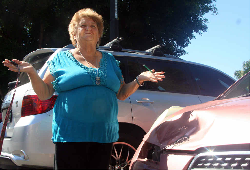 KINDNESS OF STRANGERS: June McQuillin is looking for the Good Samaritan who stopped by the roadside to help her after a run of car troubles. KINDNESS OF STRANGERS: June McQuillin is looking for the Good Samaritan who stopped by the roadside to help her after a run of car troubles.