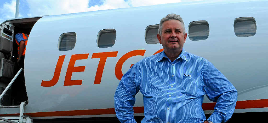 UP AND AWAY: Jetgo’s managing director Paul Bredereck. UP AND AWAY: Jetgo’s managing director Paul Bredereck.