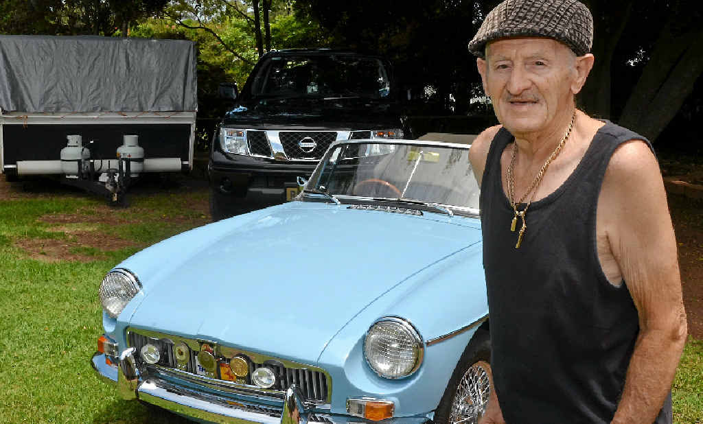 SAYING GOODBYE: Retiree Robert Jennings is selling the car that he shared with his wife Harmina. SAYING GOODBYE: Retiree Robert Jennings is selling the car that he shared with his wife Harmina.