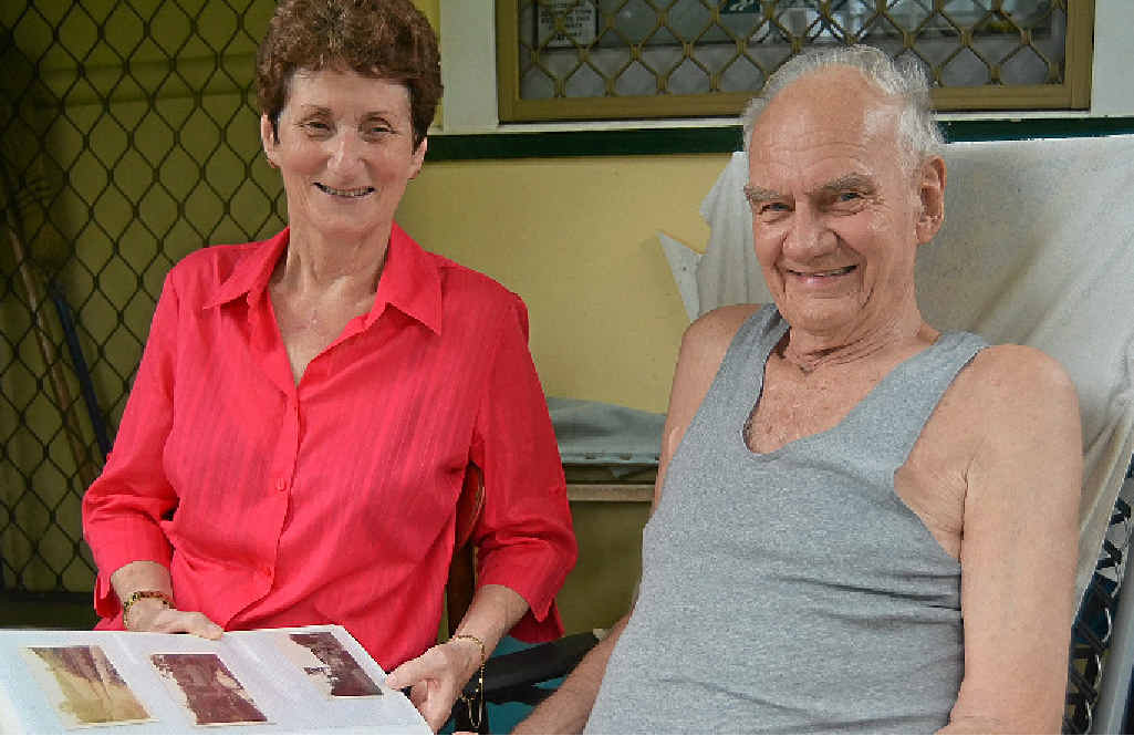 Ernie Pohlman receives his regular home visitor Lyn Harwood. Ernie Pohlman receives his regular home visitor Lyn Harwood.
