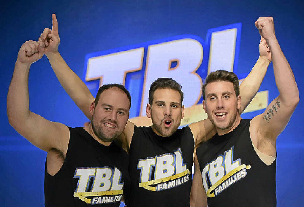 The Biggest Loser Families winner Daniel Jofre pictured, centre, with brothers Pablo, left, and Tony. The Biggest Loser Families winner Daniel Jofre pictured, centre, with brothers Pablo, left, and Tony.