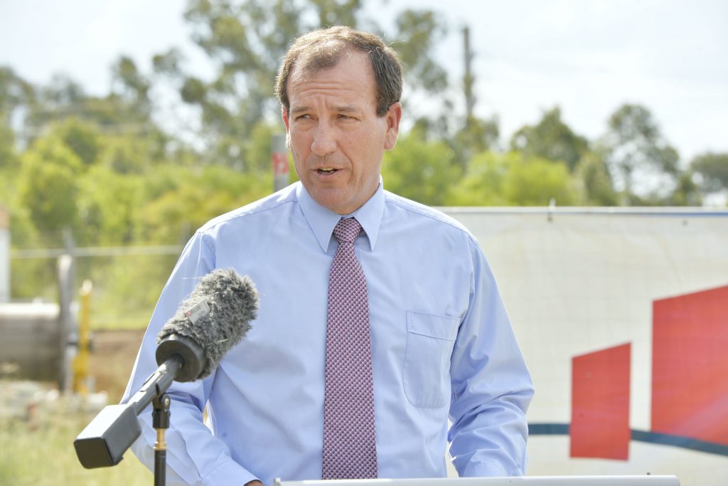 New construction to be started at RAAF. Defence Minister, Mal Brough. Photo Inga Williams / The Queensland Times New construction to be started at RAAF. Defence Minister, Mal Brough. Photo Inga Williams / The Queensland Times