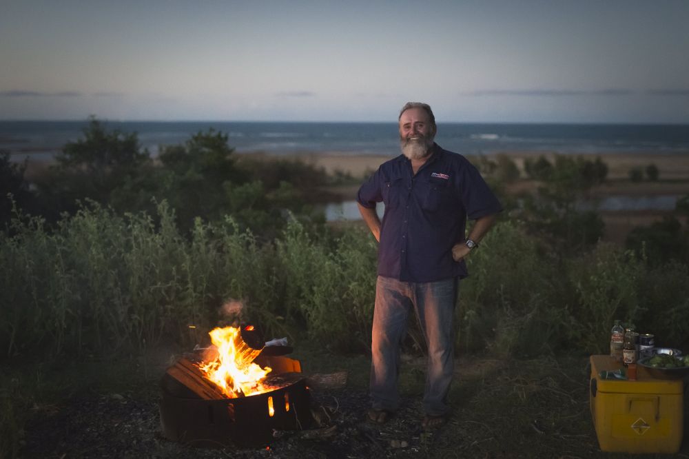 Roothy ready to get cooking on the campfire Roothy ready to get cooking on the campfire