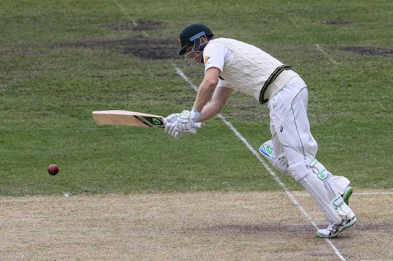 Australian batsman Adam Voges on day 2 of the first Test match between Australia and the West Indies at Bellerive Oval in Hobart, Friday, Dec. 11, 2015. Australian batsman Adam Voges on day 2 of the first Test match between Australia and the West Indies at Bellerive Oval in Hobart, Friday, Dec. 11, 2015.