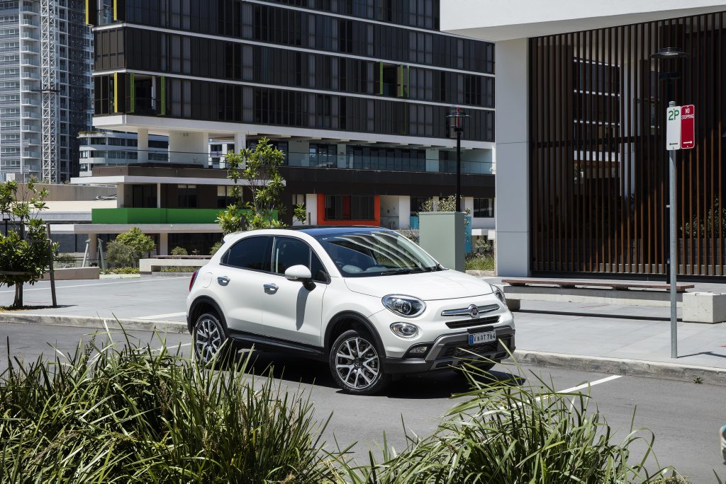 CITY SUV: Quirky all-wheel-drive 500X takes the Fiat 500's cheeky good looks and mixes them with in-vogue high riding small SUV thinking. Range topping Cross Plus costs $39,000. CITY SUV: Quirky all-wheel-drive 500X takes the Fiat 500's cheeky good looks and mixes them with in-vogue high riding small SUV thinking. Range topping Cross Plus costs $39,000.