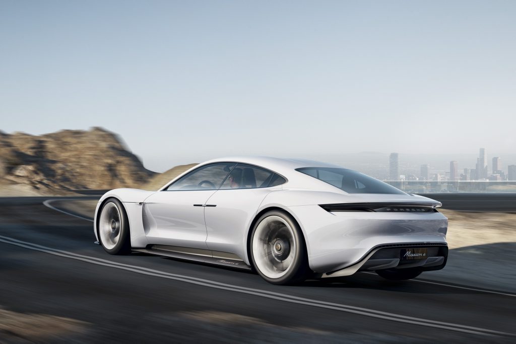PORSCHE'S FUTURE: Tesla Model S rivalling performance and a 500km electric range promised for the confirmed for production Porsche Mission E all-electric sportscar PORSCHE'S FUTURE: Tesla Model S rivalling performance and a 500km electric range promised for the confirmed for production Porsche Mission E all-electric sportscar
