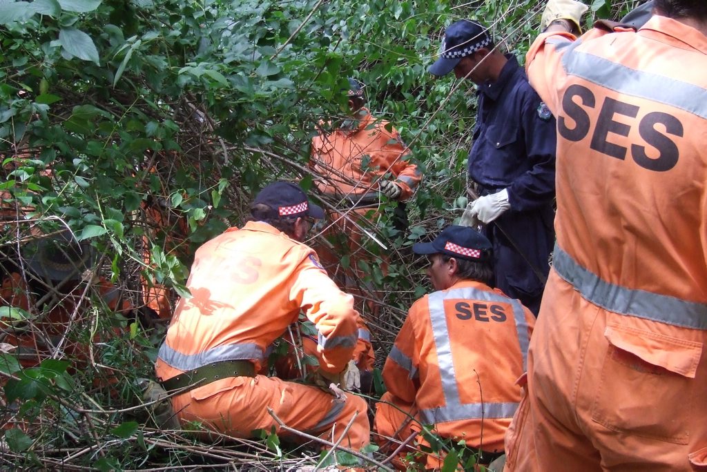 Police and SES volunteers search forest at Brooloo, near Imbil, following new leads in the case of missing women, Celena Bridge and Sabrina Ann Glassop. Photo: Nathan Woulfe Police and SES volunteers search forest at Brooloo, near Imbil, following new leads in the case of missing women, Celena Bridge and Sabrina Ann Glassop. Photo: Nathan Woulfe