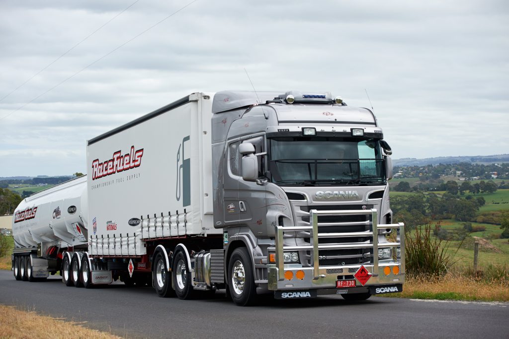 Nesci Transport's V8 Scania. Photo Contributed Nesci Transport's V8 Scania. Photo Contributed