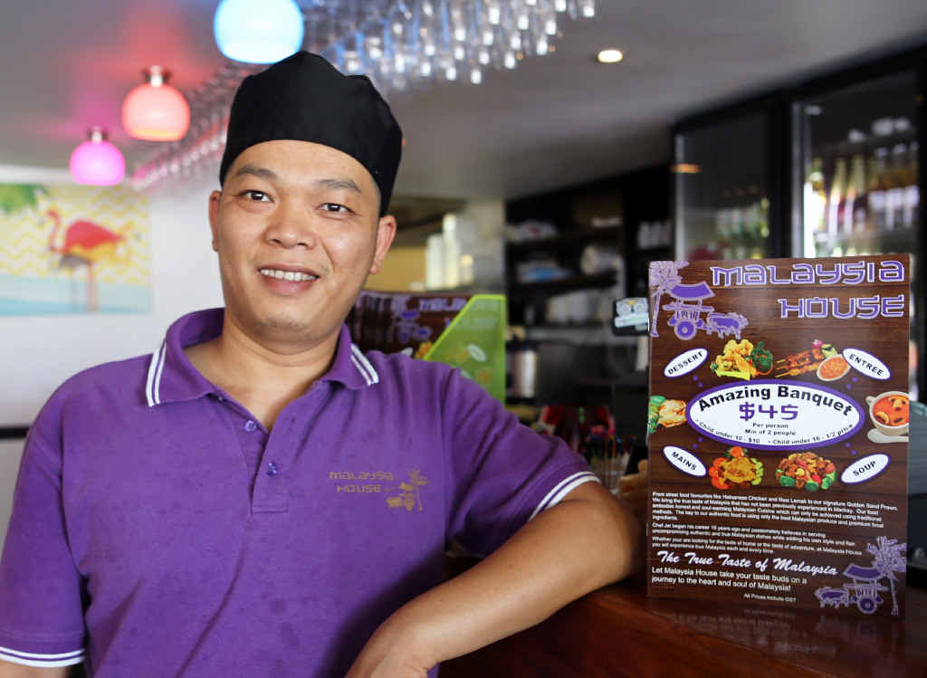 NEW BUSINESS: Chef and owner at Malaysia House on Bolsover St, Jet Li. NEW BUSINESS: Chef and owner at Malaysia House on Bolsover St, Jet Li.