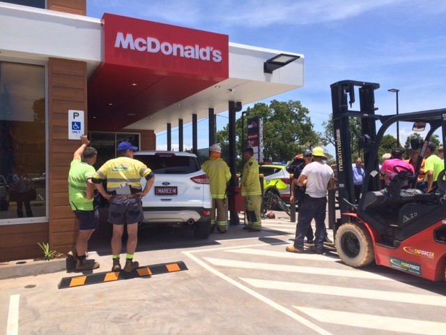 Early reports say the child was assisted by bystanders. Early reports say the child was assisted by bystanders.
