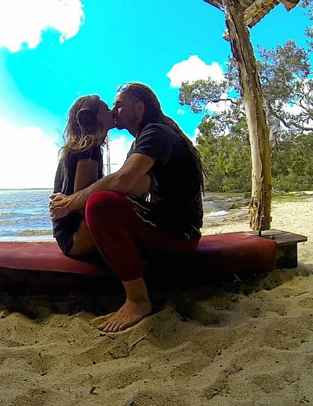 TRUE LOVE: Lily Taloola McBride and Marty Reiv battled the visa odds to stay together. TRUE LOVE: Lily Taloola McBride and Marty Reiv battled the visa odds to stay together.