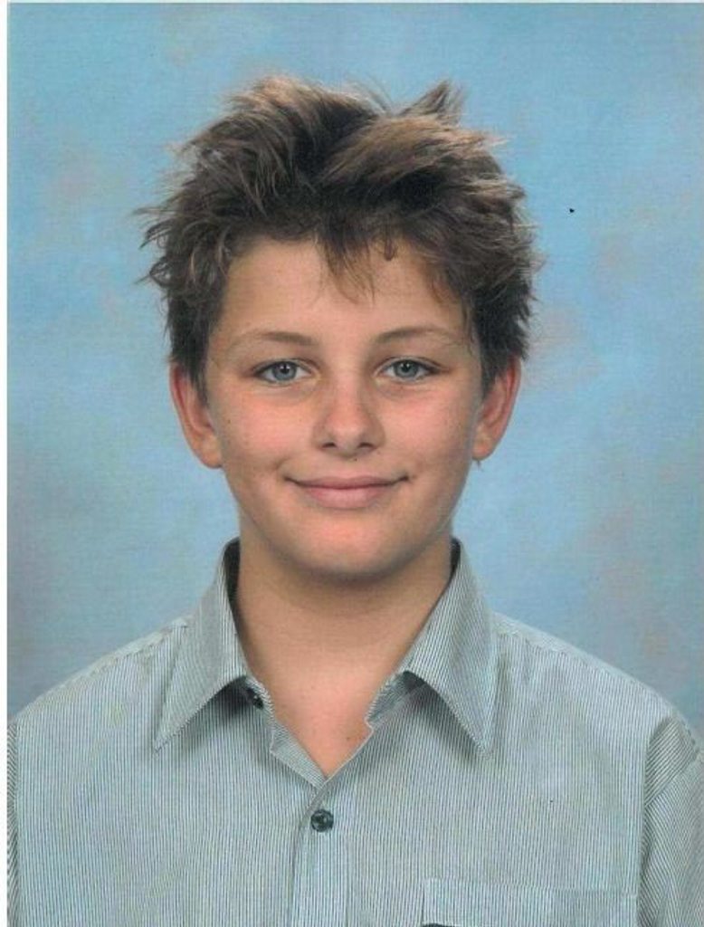 This is the image of a 12-ear-old boy missing from Midge Point This is the image of a 12-ear-old boy missing from Midge Point