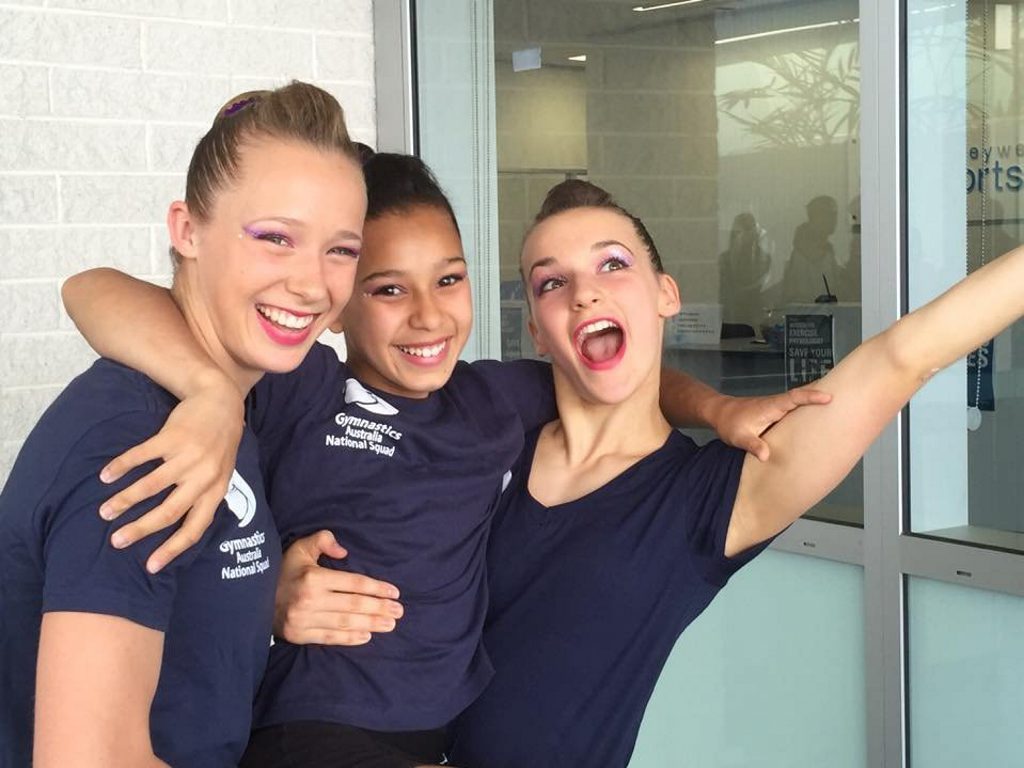 AUSSIE SELECTION: Aime Parker, Jasmyn Dew and Izabeya Jones have been selected for Australia at the World Championships in China March 2016. Contributed AUSSIE SELECTION: Aime Parker, Jasmyn Dew and Izabeya Jones have been selected for Australia at the World Championships in China March 2016. Contributed