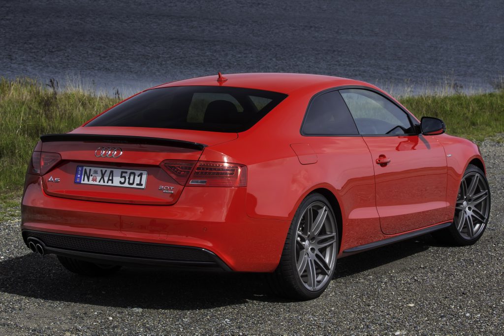 SPORTING MAN: Audi A5 is Gilly's current steer...looks great, but not easy getting kids in the back. SPORTING MAN: Audi A5 is Gilly's current steer...looks great, but not easy getting kids in the back.
