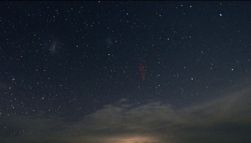 Sprites are large electrical discharges that take place high above thunderstorm clouds. Sprites are large electrical discharges that take place high above thunderstorm clouds.