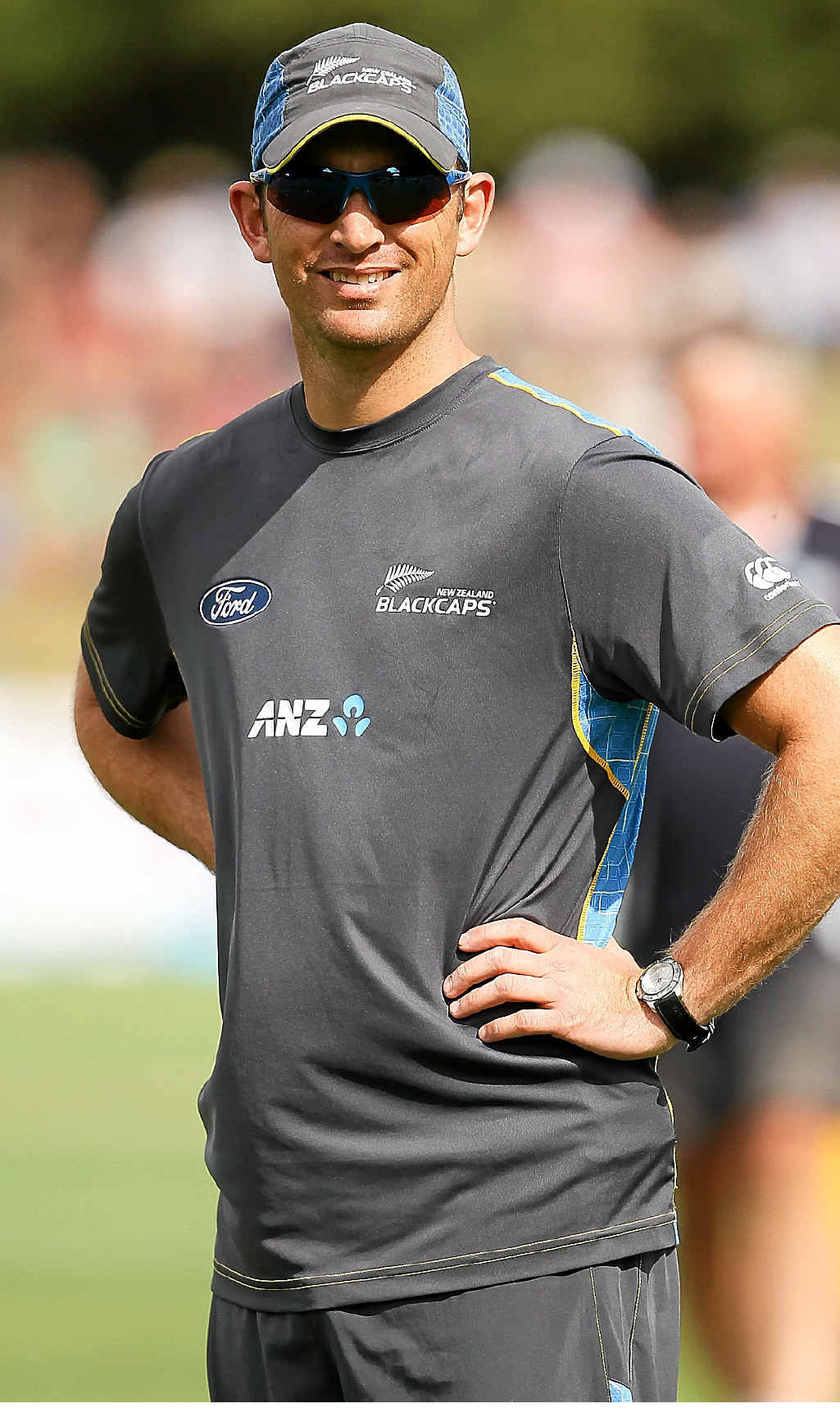 WATCHFUL EYE: Shane Bond during his time as New Zealand bowling coach. WATCHFUL EYE: Shane Bond during his time as New Zealand bowling coach.
