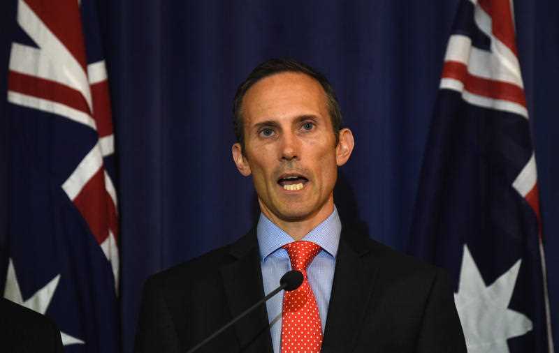 Shadow Assistant Treasurer Andrew Leigh at a news conference at Parliament House in Canberra, Monday, March 2, 2015. Federal Labor announced a new policy of cracking down on the amount multinational companies pay in tax. Shadow Assistant Treasurer Andrew Leigh at a news conference at Parliament House in Canberra, Monday, March 2, 2015. Federal Labor announced a new policy of cracking down on the amount multinational companies pay in tax.