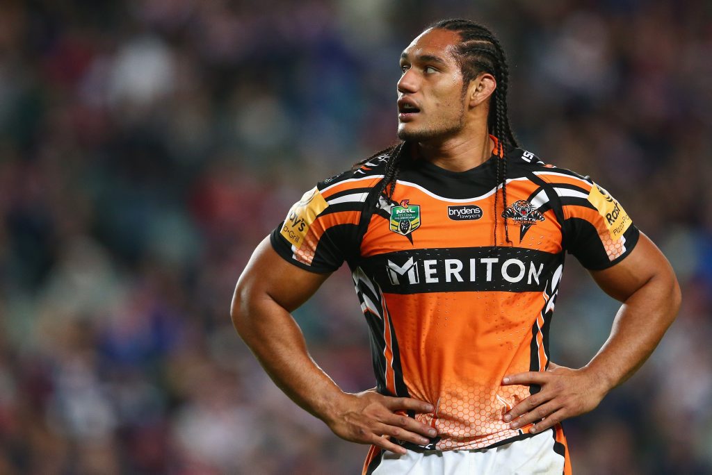 Martin Taupau has left Wests Tigers for the Manly Sea Eagles. Photo: Mark Kolbe/Getty Images Martin Taupau has left Wests Tigers for the Manly Sea Eagles. Photo: Mark Kolbe/Getty Images