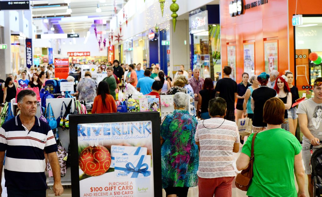 Shoppers at Riverlink in previous years. Shoppers at Riverlink in previous years.