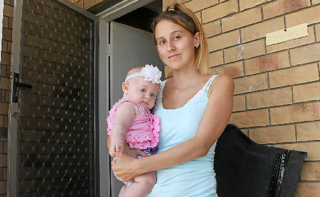 CRUEL: Stacey Walker’s home in Beaconsfield was broken into and presents for her baby daughter Caitlin were stolen. CRUEL: Stacey Walker’s home in Beaconsfield was broken into and presents for her baby daughter Caitlin were stolen.